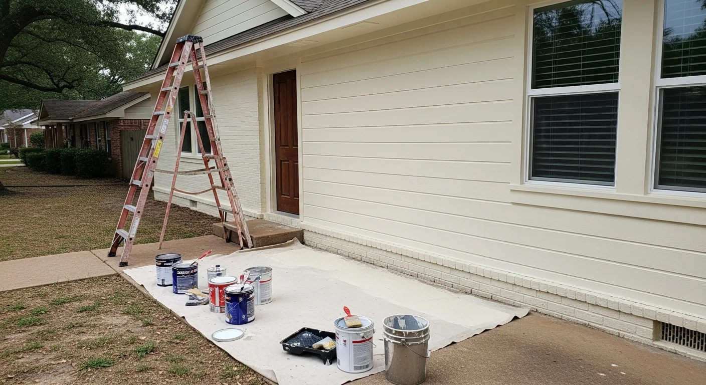 Professional exterior house painting and staining services